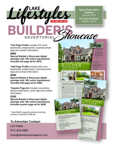Lifestyle Builders Showcase Flyer